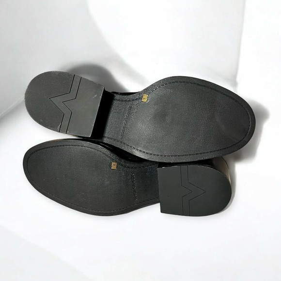 Vince Camuto Black Ankle Boots with Buckle Detail - Picture 9 of 10